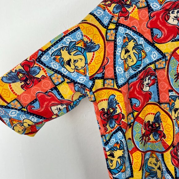 LuLaRoe Disney The Little Mermaid Irma T-Shirt UNICORN RARE Size XS EUC L1020 - Picture 6 of 11